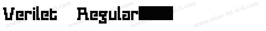 Verilet Regular字体转换